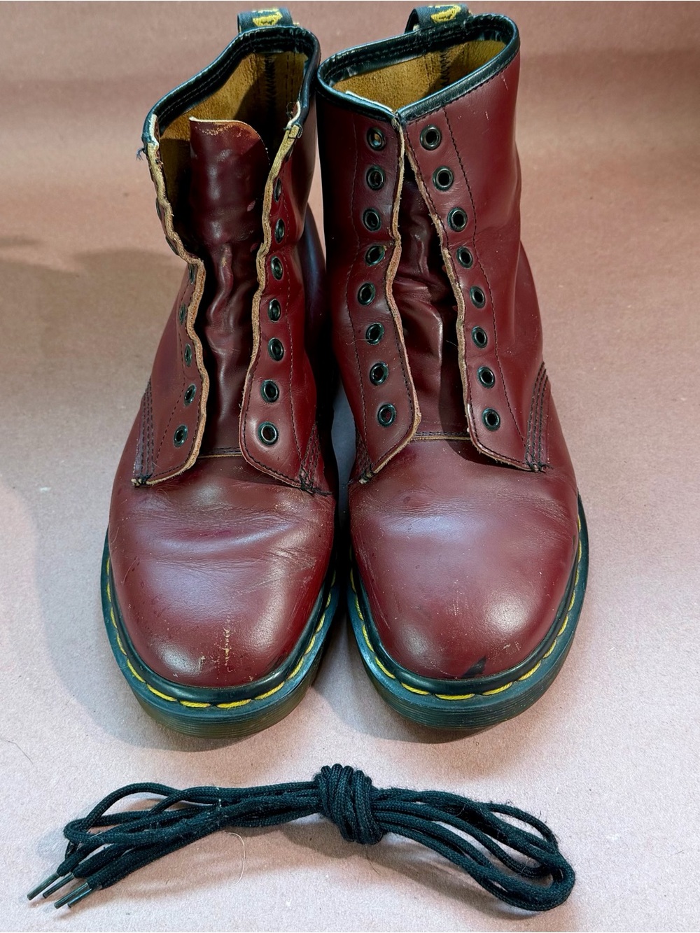 Dr. Martens Vintage 1460 Cherry Red 8 eye Boots